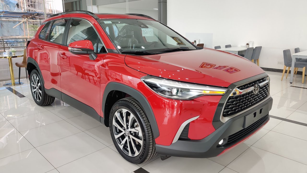 2022 Toyota Corolla Cross Red Color - Elegant 5 Seats SUV | Exterior and Interior Walkaround