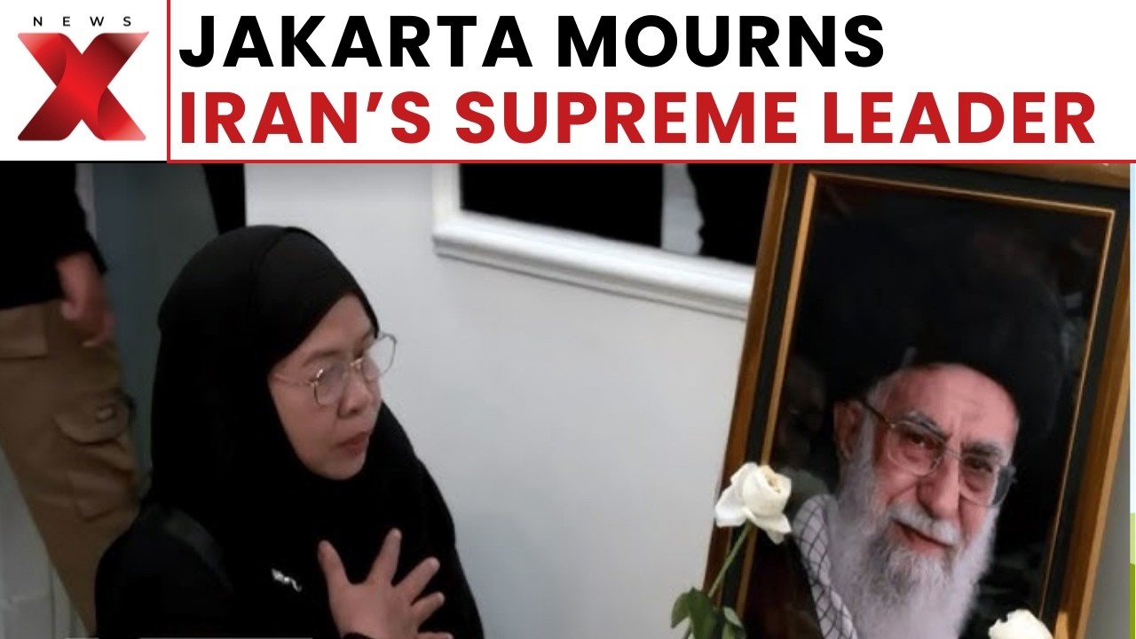 Indonesian Muslims mourn at Iranian Ambassador’s Jakarta residence after Khamenei’s death | NewsX