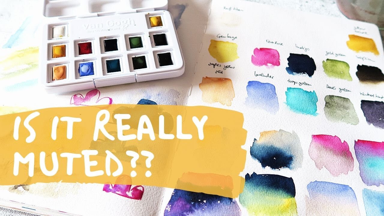 Van Gogh Muted Palette Unboxing, Swatching & First Impressions