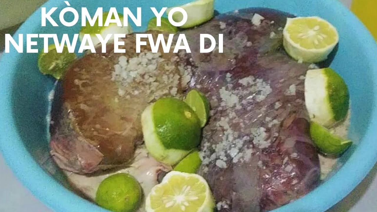 Kòman pou netwaye fwa di/Resèt ayisyen