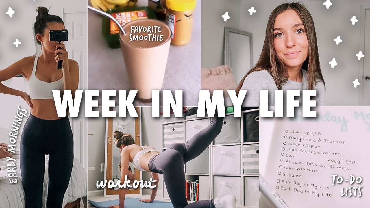 Summer Week In My Life : workouts, research, to-do lists