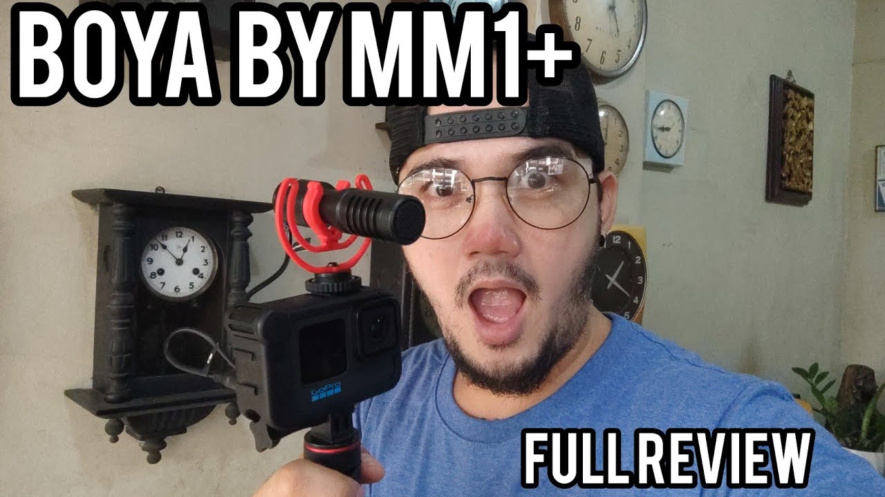 BOYA BY MM1+ PLUS SHOTGUN (MOVO VRX10 PRO)  MICROPHONE 2022 review