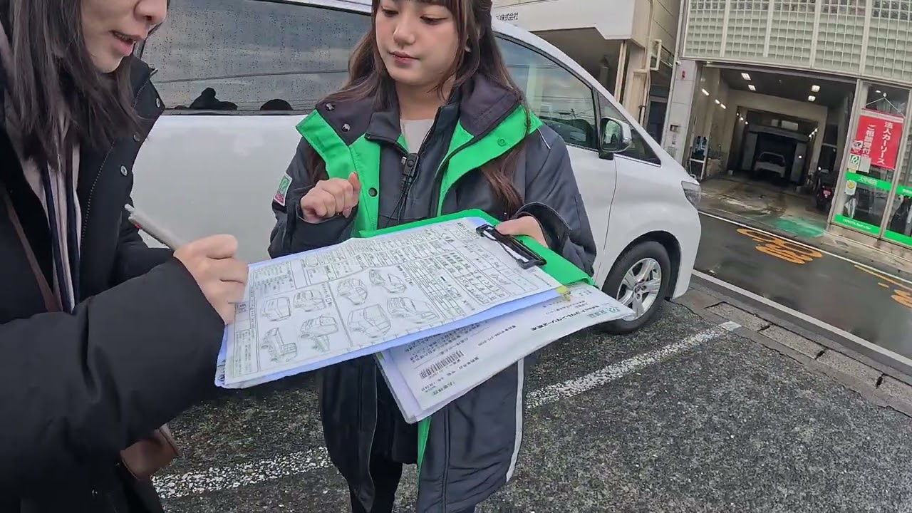 2026/01/24 TOYOTA Rent a Car 大甲橋店 - 租車前確認車輛外觀