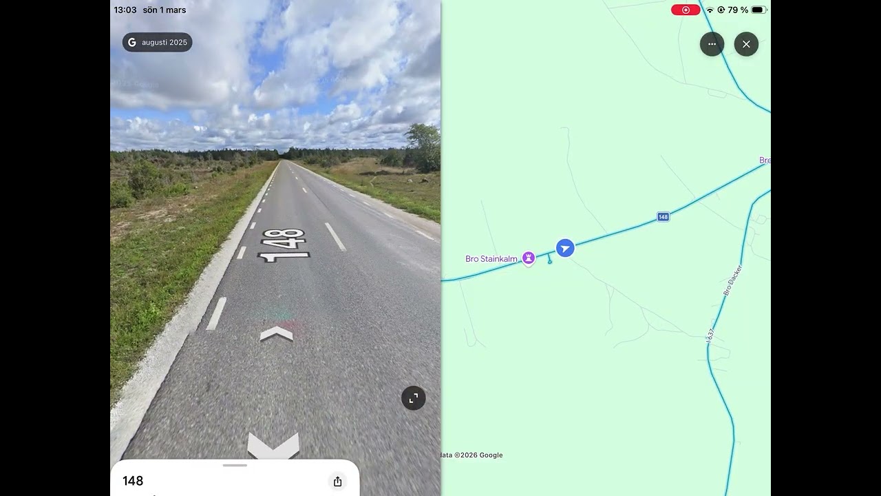 Google Street View - Visiting All Streets on Gotland (Part 2)