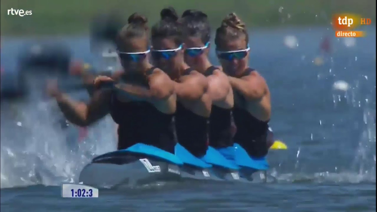 FINAL A K4 500 WOMEN - 2018 ICF Canoe Sprint World Championships Montemor.