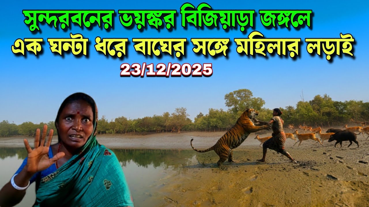 বাঘের কবল থেকে ফিরে এসেছি শুধু মাত্র ওপর আলার ইচ্ছায়🥺//tiger attack in sundarban 2026