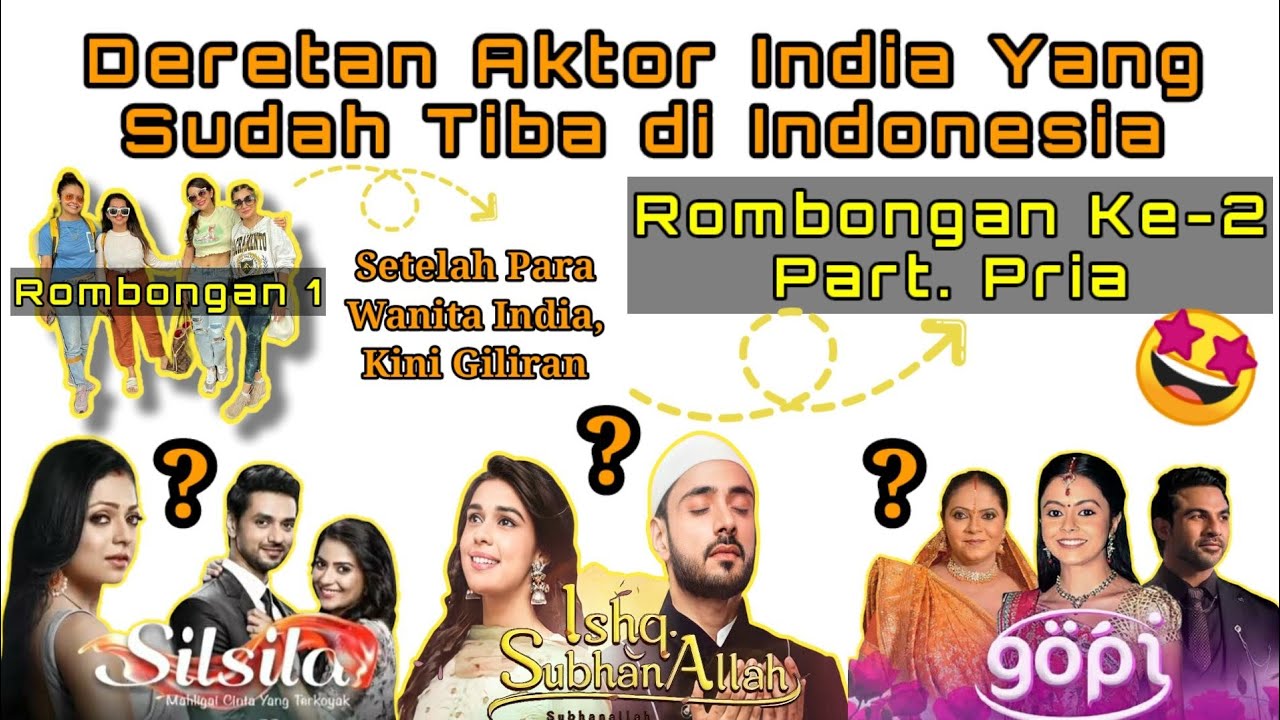 Aktor India Gopi Saathiya Silsila Isqh Subhan Allah Tiba di Indonesia | Sahurnya Pesbukers 2022