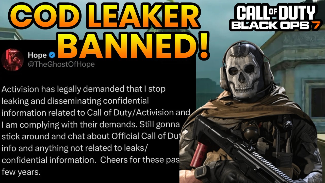 TheGhostOfHope Just Got Shut Down by Activision… COD Leaks Are Over