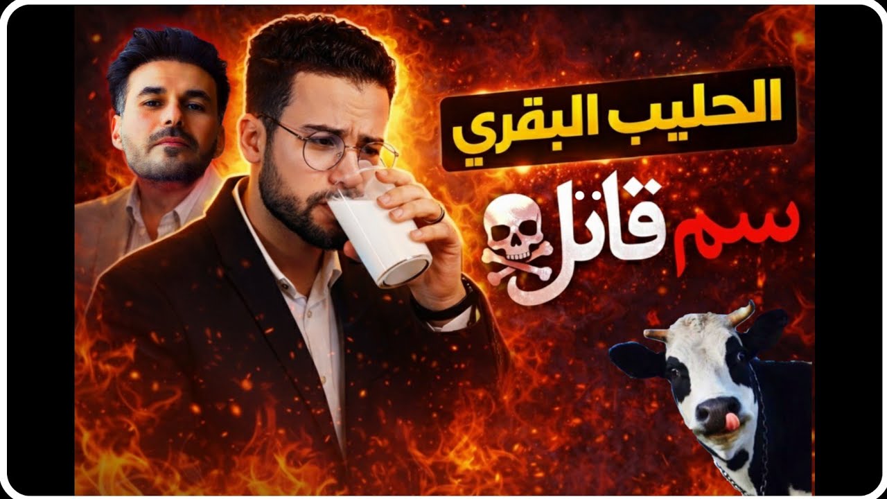 فضيحة قناة فكر تاني والرد العلمي المبسط على دكتور كريم علي وخرافات الحليب البقري سم قاتل