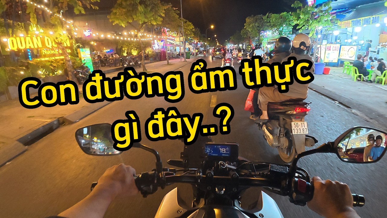 Lấy cb500f đi khám phá con đường ẩm thực lạ ở Sài Gòn