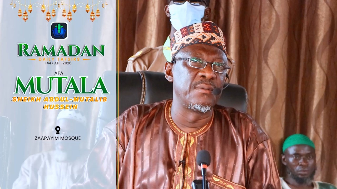 day 22 - AFA MUTALA - RAMADAN TAFSIR 1447 AH (2026) || iSLAMLOG ||Official