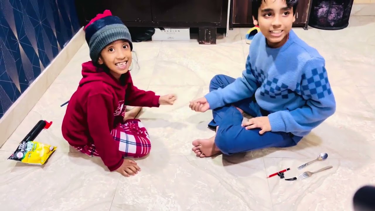 🤓Catch the object game Khel kr baccho ko bahut mza aaya😁#funny #vlog #familyfun 