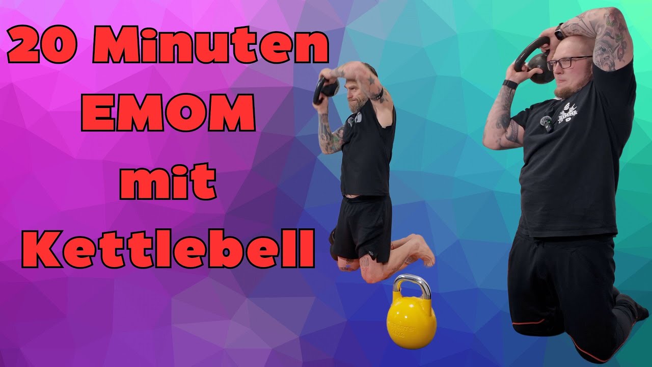 20 Minuten EMOM Kettlebell Workout &ndash; Trainiere mit uns!