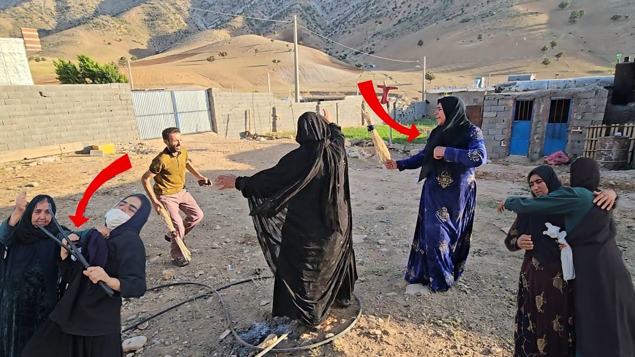 Conflict between Agha Mohammad's second mother-in-law: The old woman's support for the first wife
