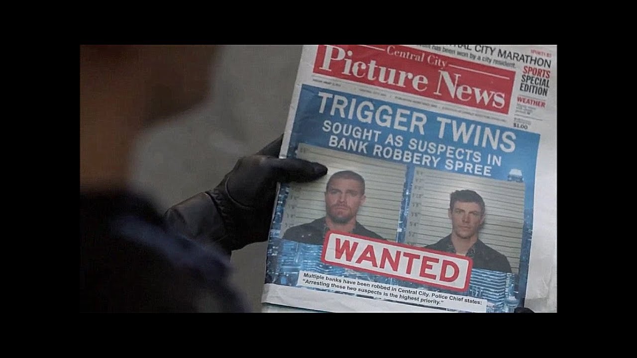 Oliver y Barry criminales buscados | Aparece Superman Oscuro/Bizarro - ARROW 7X09 (Latino)