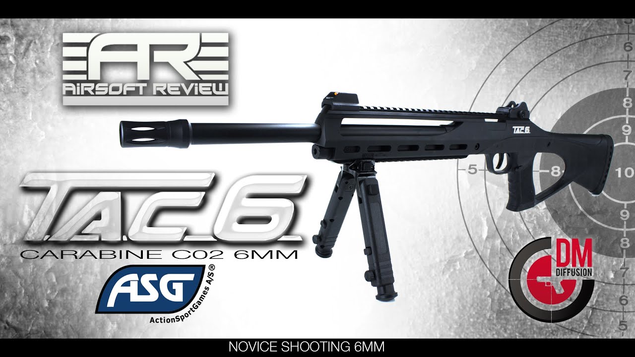 TAC 6 CARABINE CO2 ASG [ DM diffusion ] / AIRSOFT REVIEW