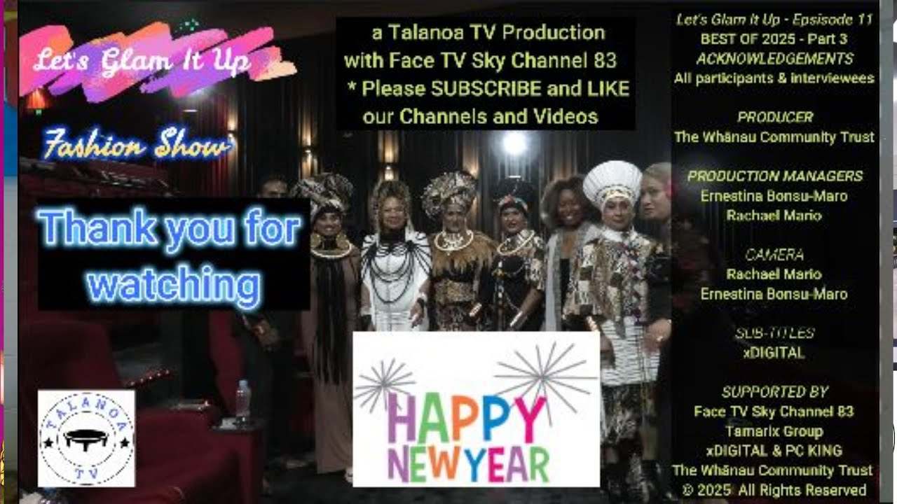 LET'S GLAM IT UP - Sky TV Channel 83 Face TV Fashion Show Episode 11 : Best of 2025 Volume 3