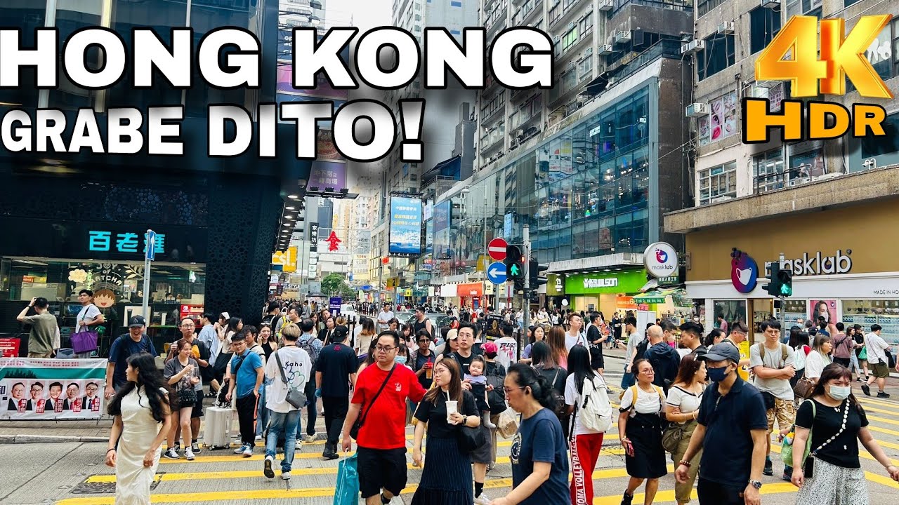 📍Hong Kong 4K | Night SCENES at Mong Kok  Kowloon District | Full walking tour #tourist #hongkong