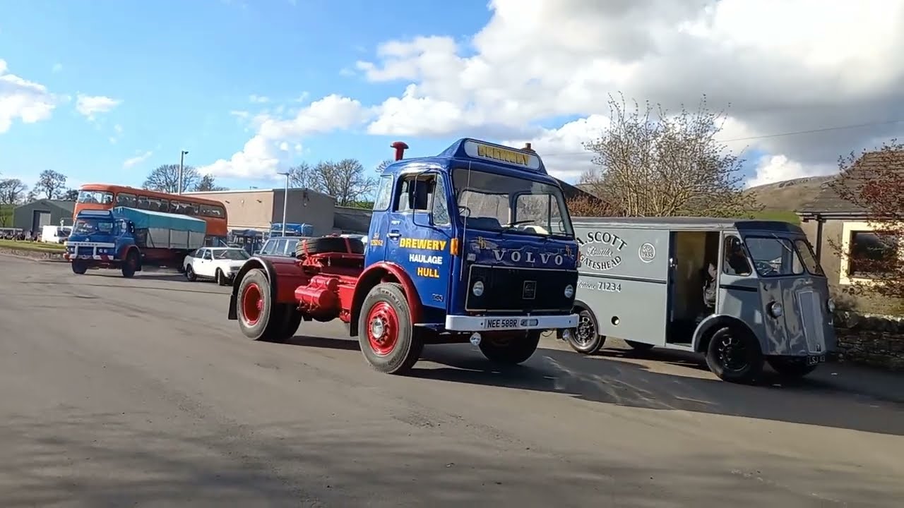 Cumbrian Easter Rally, Kirkby Stephen 2024. Trucks, Buses and a Train