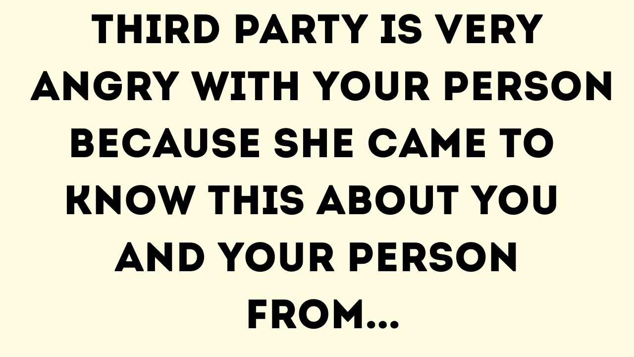 🛑✝️ God Message Today || Third party is very angry with your person... || God Message | God Says
