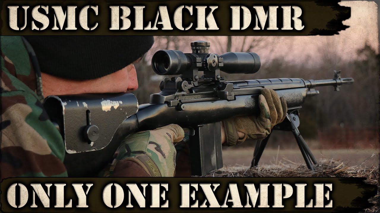 Черная винтовка USMC DMR — единственная за пределами армейских владений США! 😮