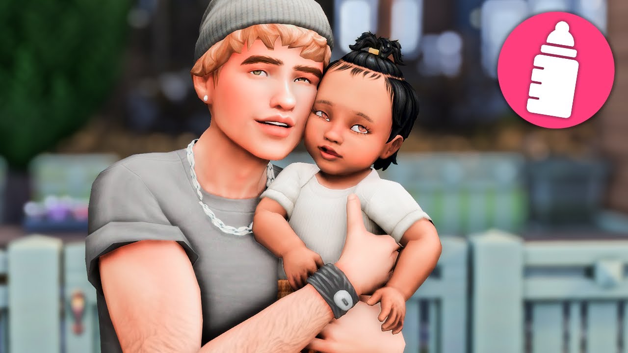 teen dad raises infant, can he handle it? | runaway teen pregnancy - the sims 4