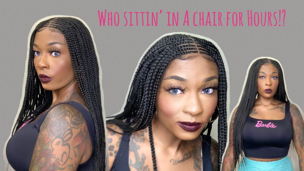 Sensationnel Cloud 9 4x5 Lace Parting 100% Hand-Braided HD Swiss Lace Wig - CENTER PART FEED IN 28