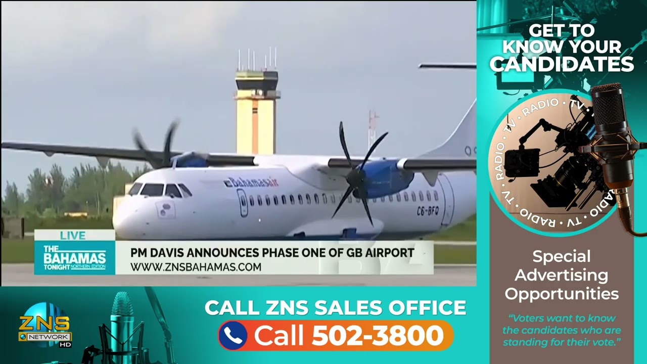 PM Davis Announces Phase One Of GB Airport