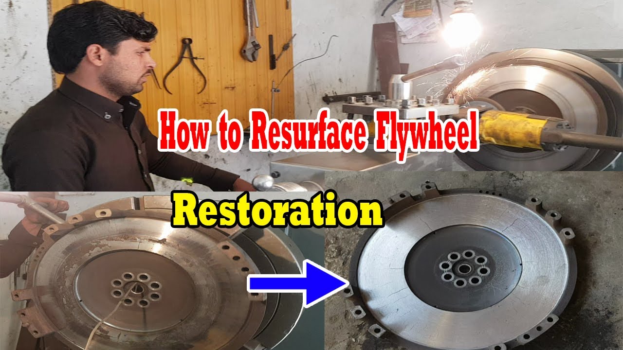 How to Resurface Flywheel | Polishing and Lining of Flywheel Informative Video
