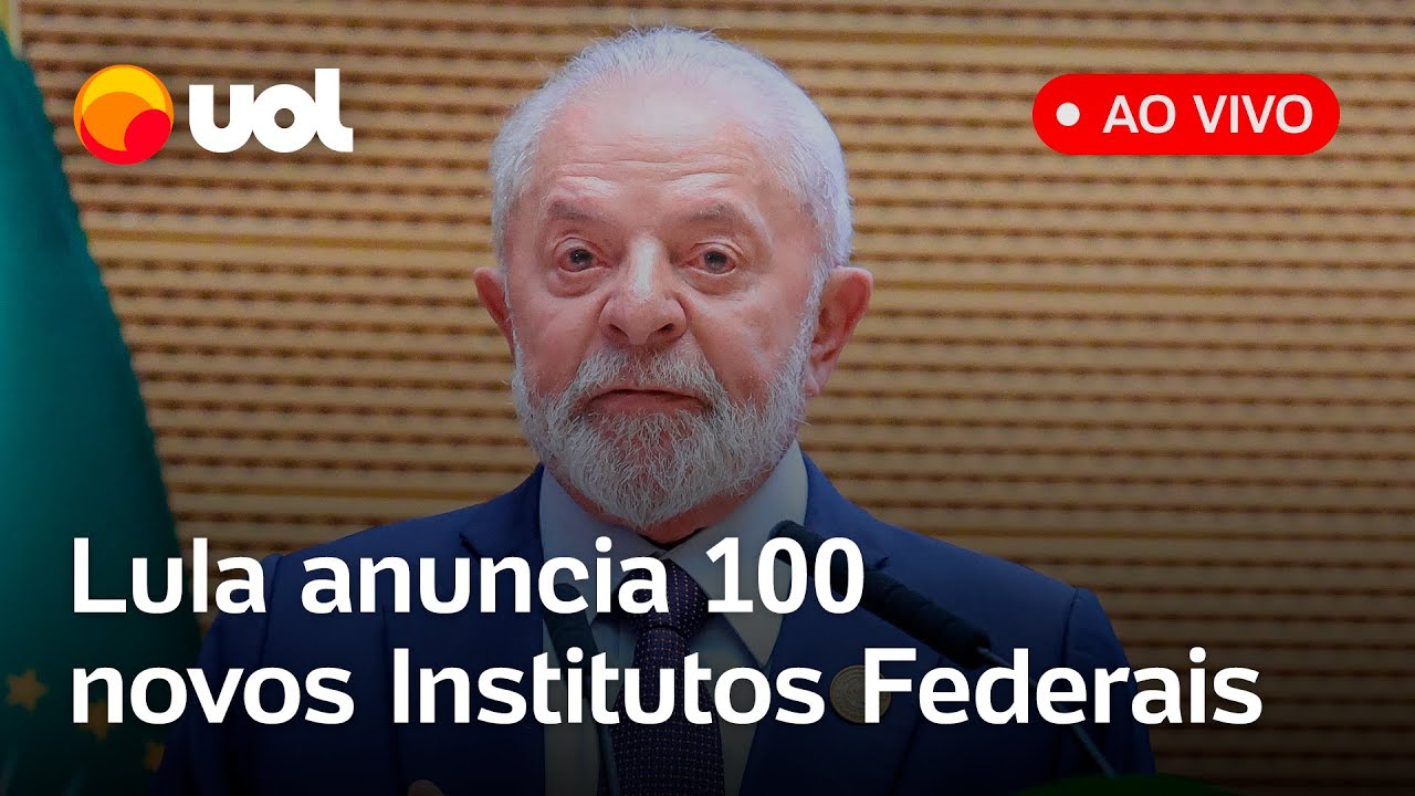 🔴 Lula fala ao vivo e anuncia 100 novos Institutos Federais de Educação, Ciências e Tecnologia