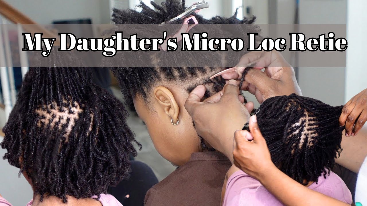 Micro Loc Retie | Starter Locs | 9 Months Loc'd | Loc Maintenance