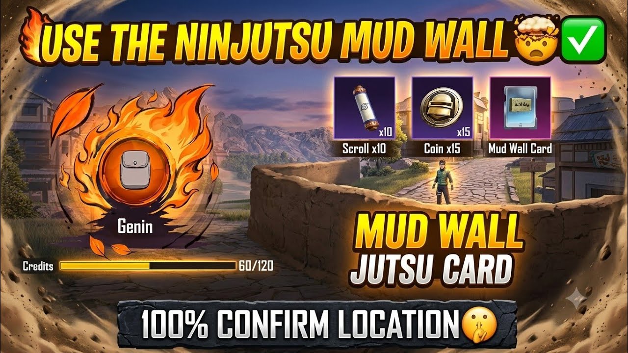 USE THE NINJUTSU MUD WALL 🤯 HOW TO GET MUD WALL CARD ✅ NINJA INSTITUTE MISSION 