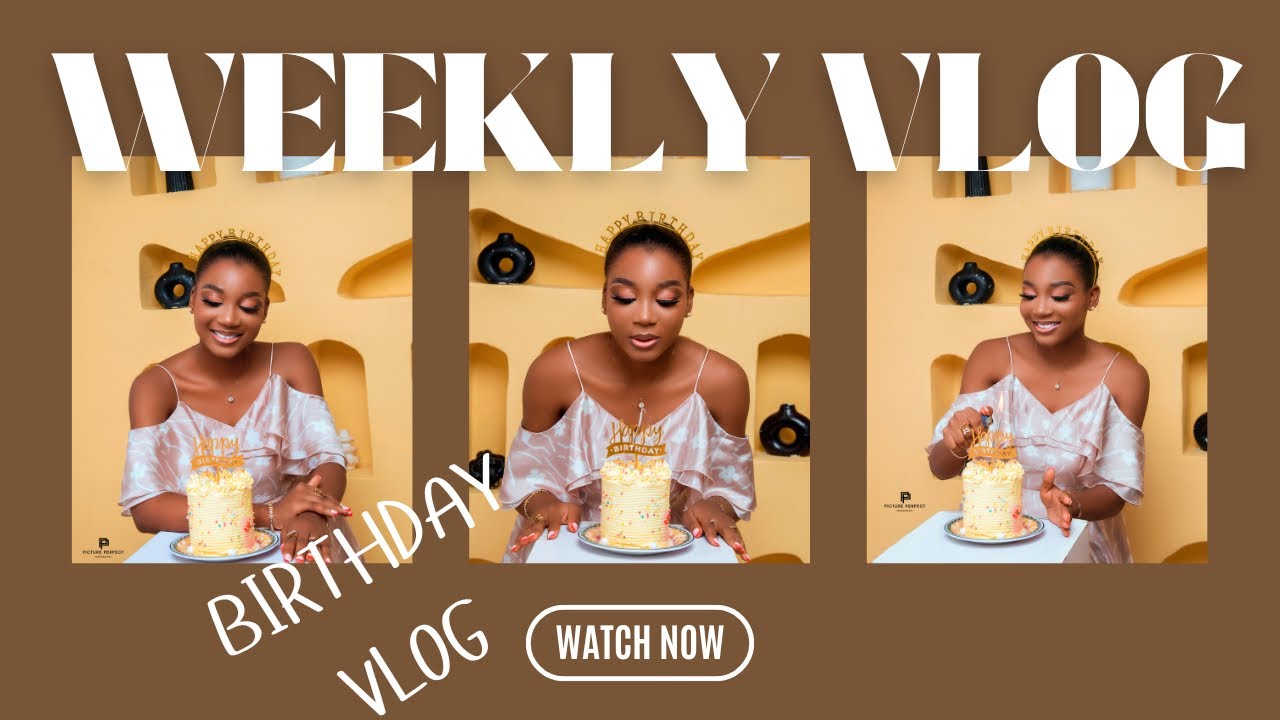 BIRTHDAY VLOG : Surprise Cake | Song Association | photoshoot | Living in Nigeria Vlog