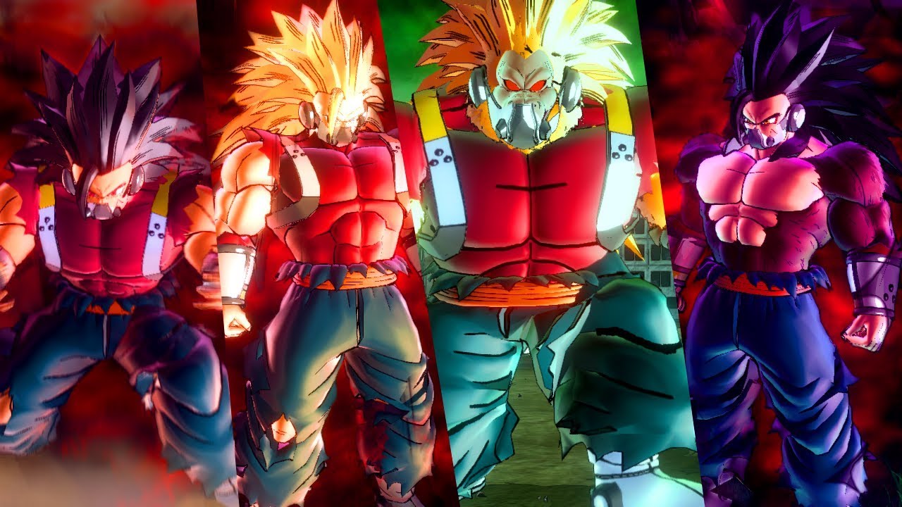 TODAS AS TRANSFORMAÇÕES DO KANBA - SSJ, SSJ3, GOLDEN OOZARU, SSJ4, GOD, BLUE E ULTRA INSTINTO !
