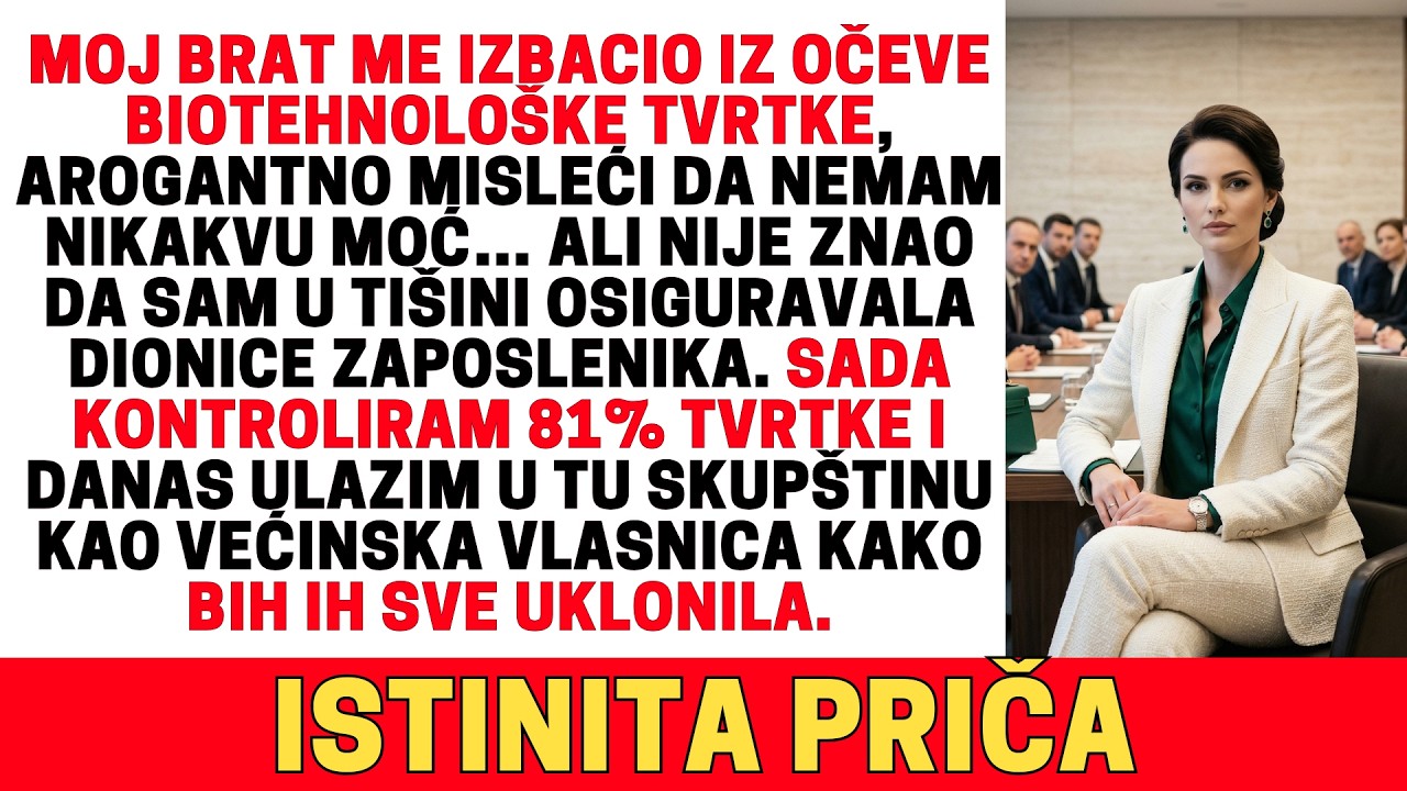 Polubrat me otpustio nakon očeva pogreba — danas posjedujem 81% njihove tvrtke