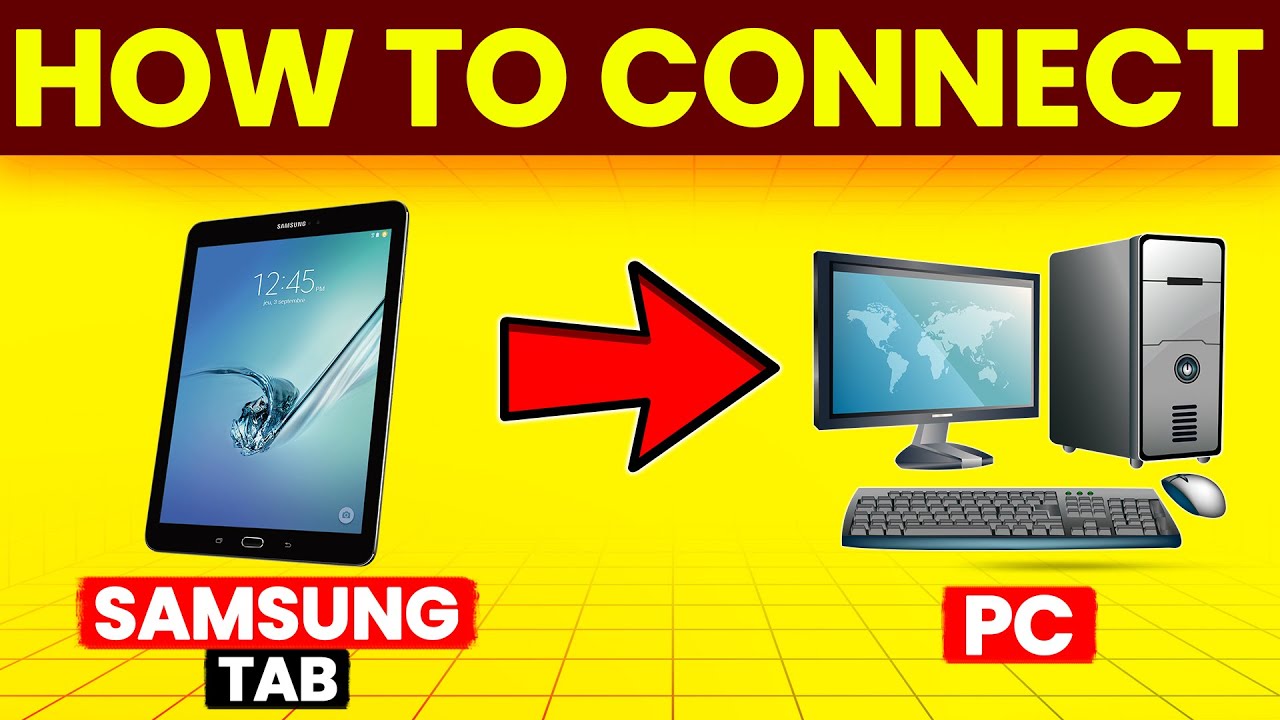 How To Connect Samsung Tab To PC (How To Screen Mirror Samsung Tab To PC)