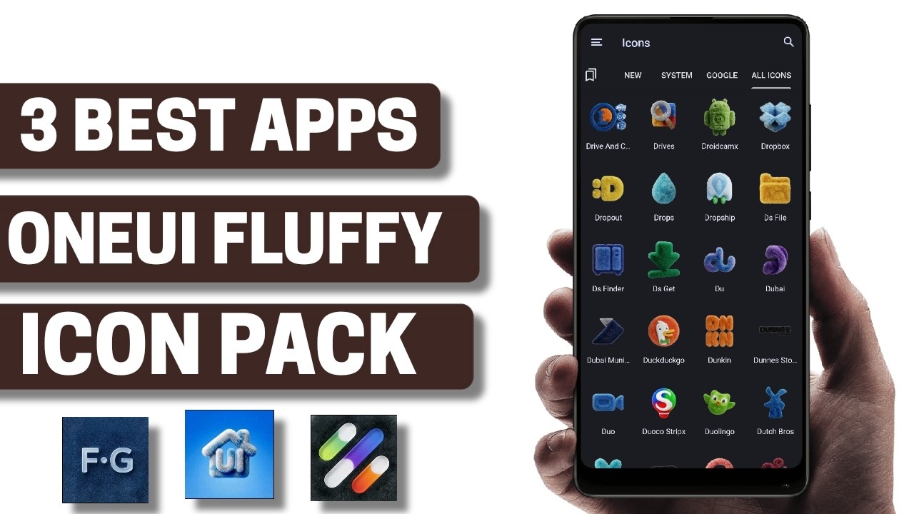 3 Best OneUI Fluffy Icon Pack Apps for Android 2026