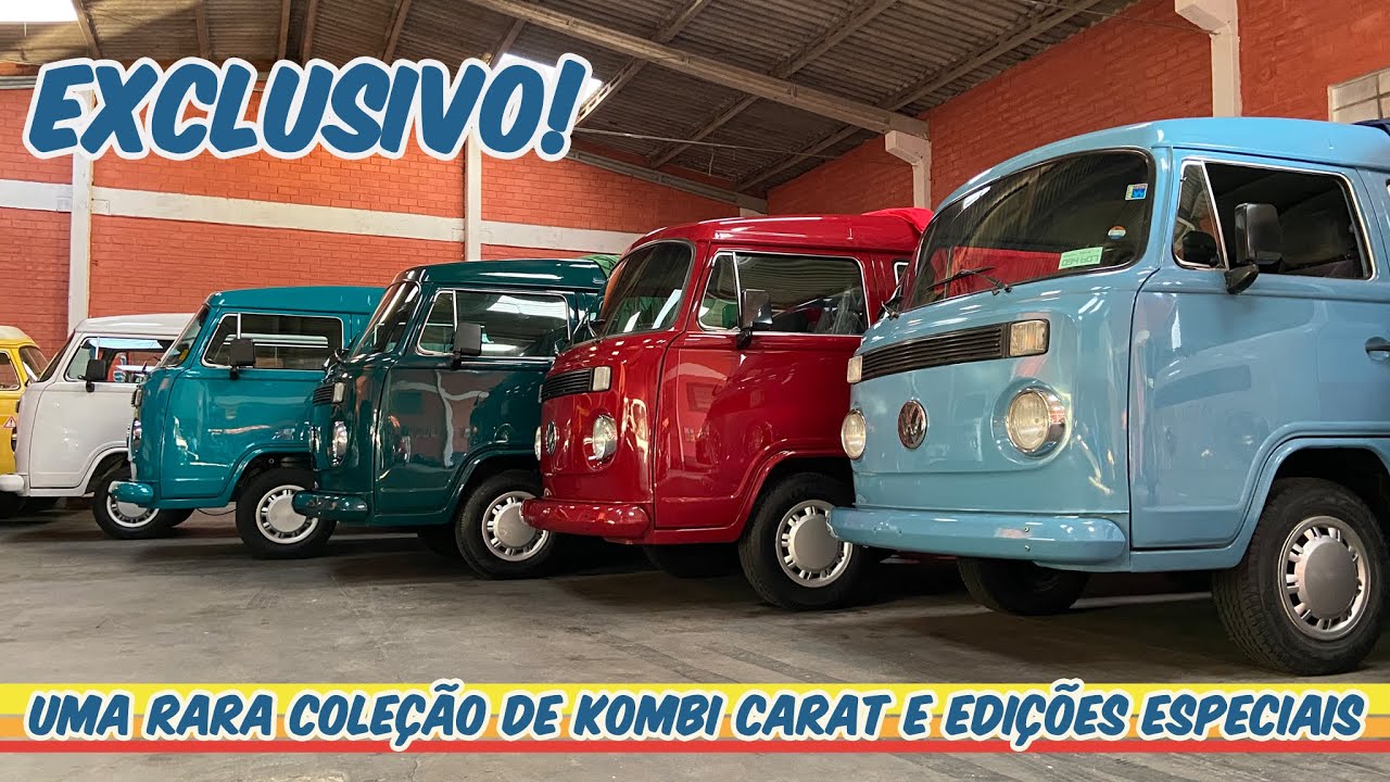 EXCLUSIVO! COLEÇÃO COMPLETA DA RARA KOMBI CARAT, 50 ANOS, SÉRIE PRATA E LAST EDITION