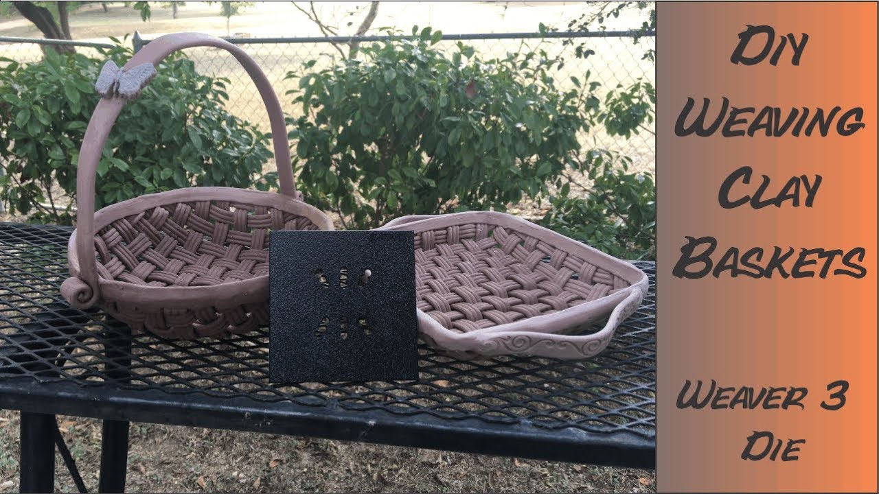 DIY Weaving Clay Baskets with a Weaver 3 Die by Old Ash Artisans