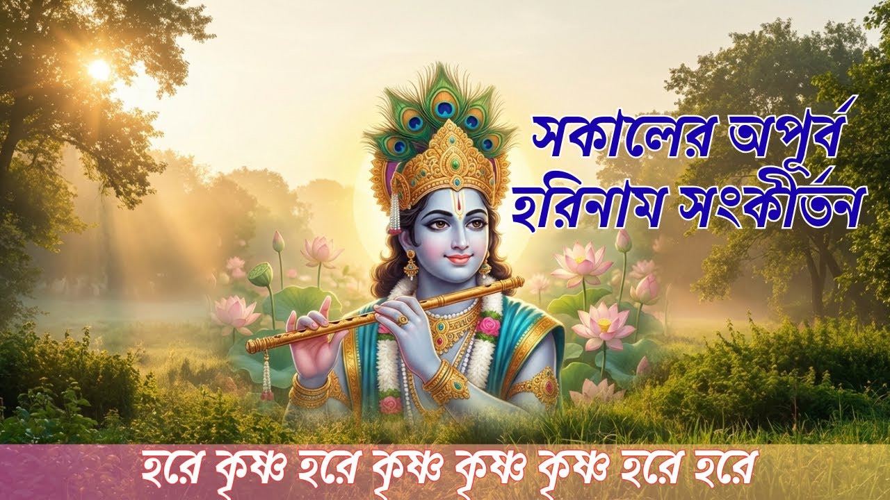 সকালের অপূর্ব হরিনাম সংকীর্তন | মধুর হরিনাম | হরে কৃষ্ণ হরে কৃষ্ণ | Hare Krishna 2026