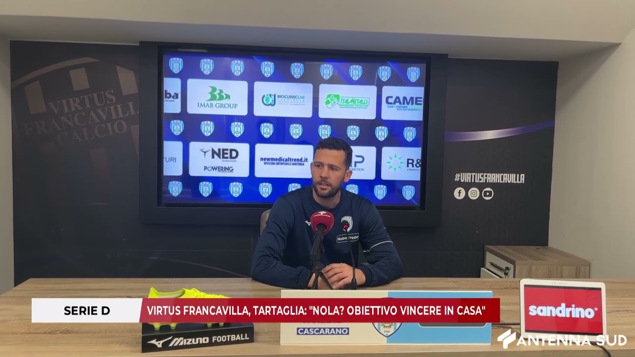 14 MARZO 2026 - SERIE D: VIRTUS FRANCAVILLA, TARTAGLIA: 