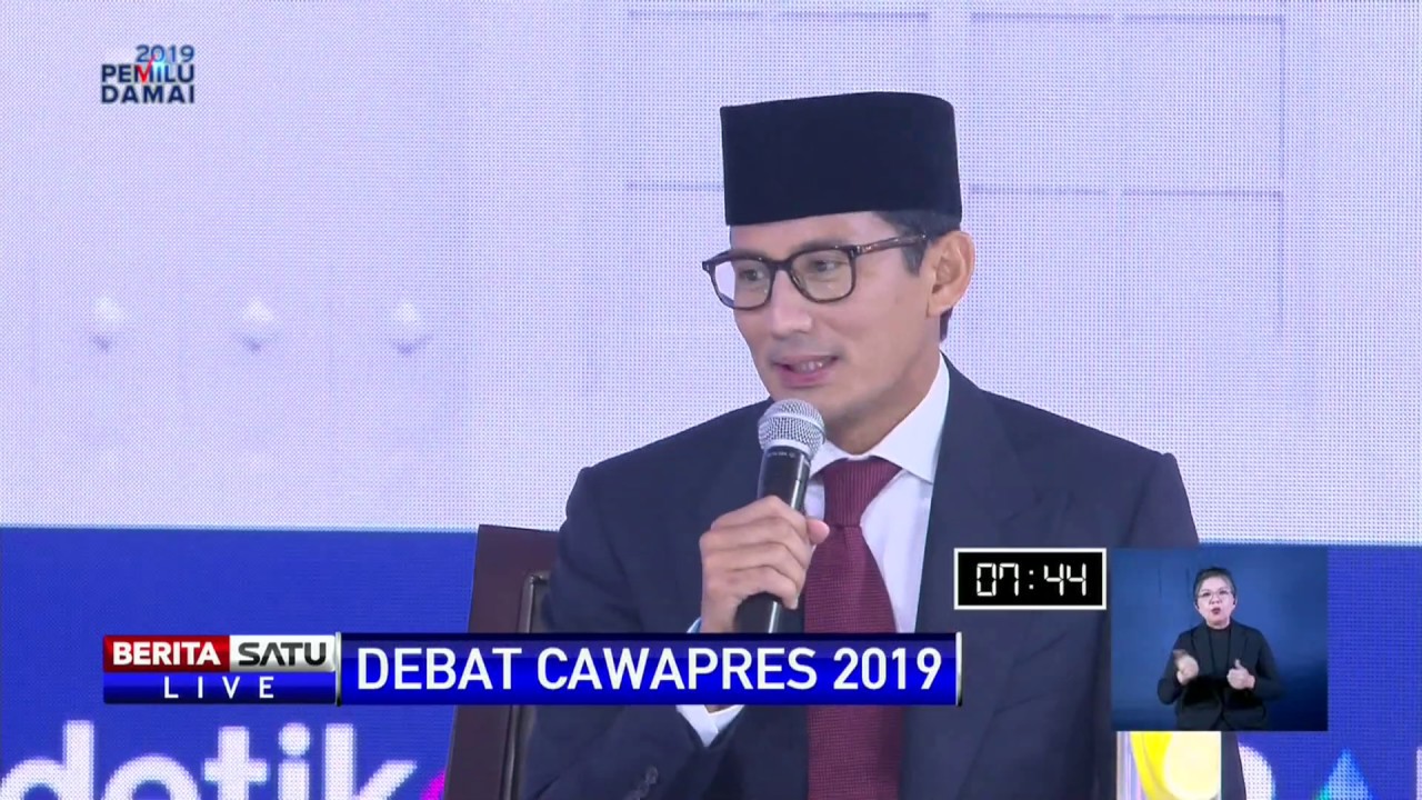 Panas! Debat Ma'ruf Amin dan Sandiaga Soal Tenaga Kerja Asing