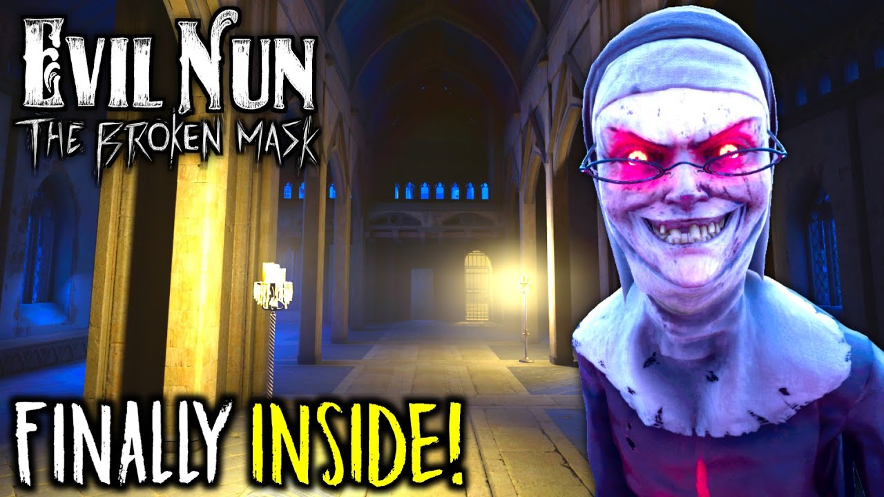 Evil Nun The Broken Mask - Наконец-то ВНУТРИ ЦЕРКВИ 😃 ОШИБКА и ГЛИТЧ (English Video)