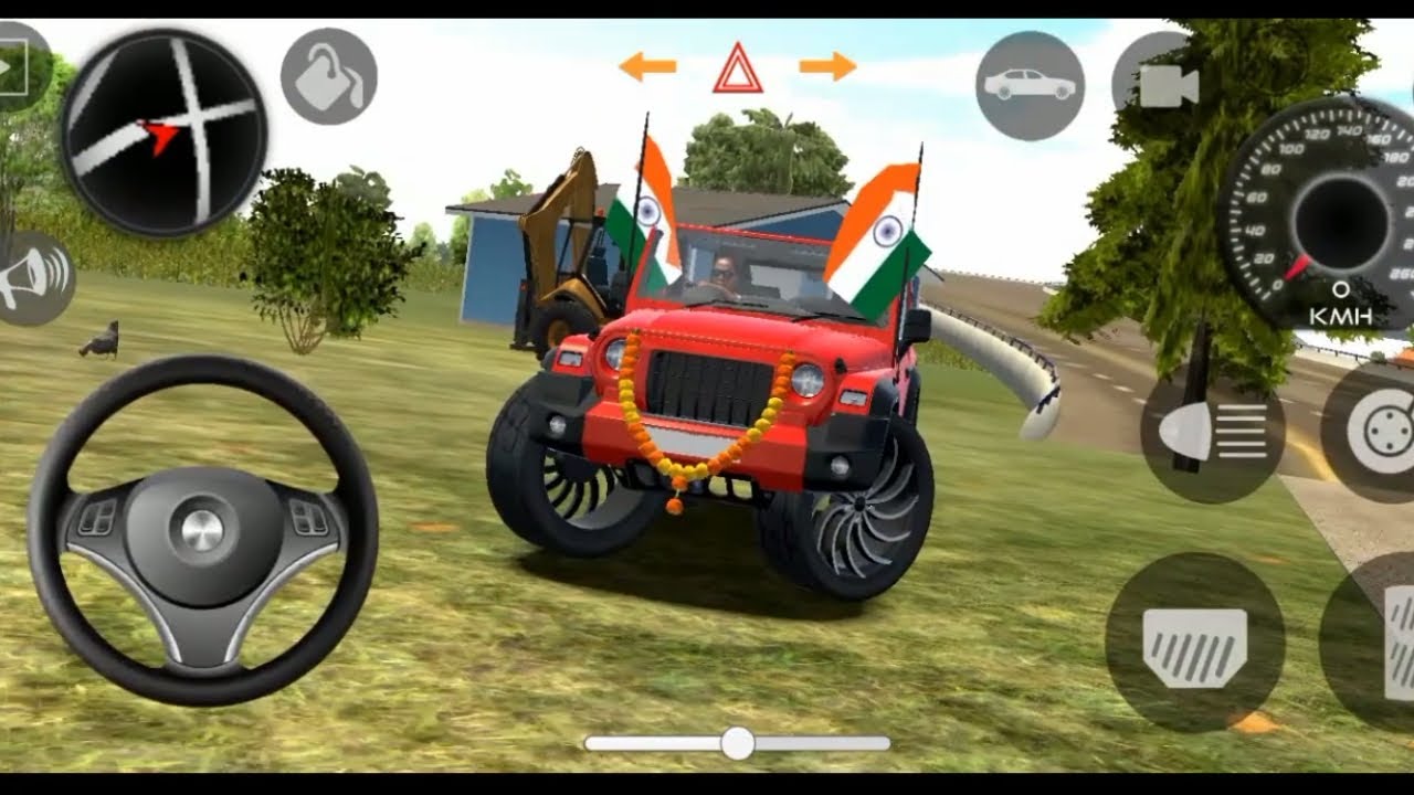 Modified Mahindra Thar😈Games:Indian Red Thar (Gadi Wala Games) Car Game Android Gameplay - #2026