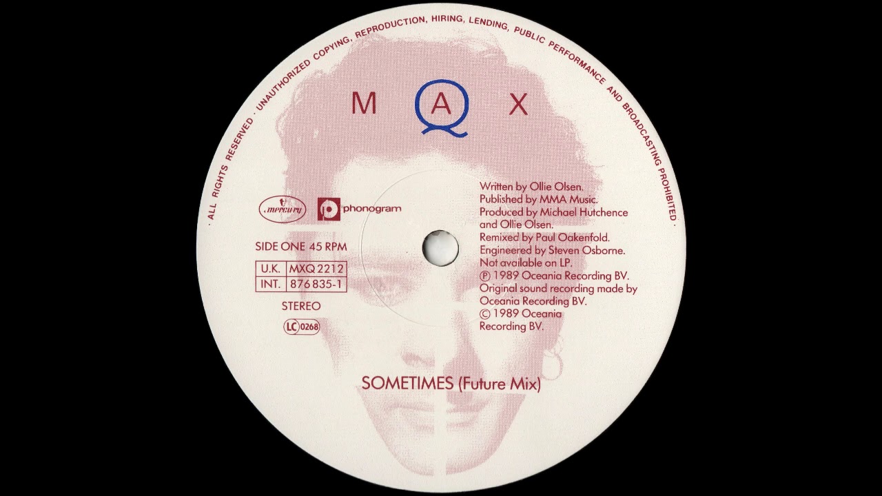 Max Q - Sometimes (Future Mix)