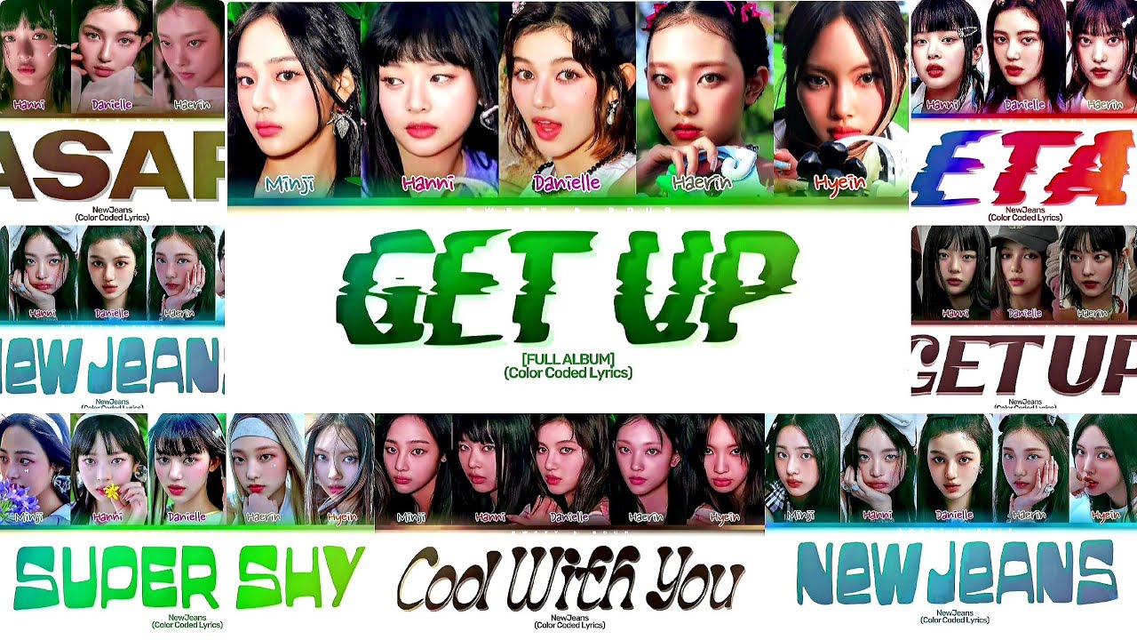 [FULL ALBUM LYRICS/앨범 노래모음 가사 NewJeans Get Up FULL ALBUM | PLAYLIST 플레이리스트