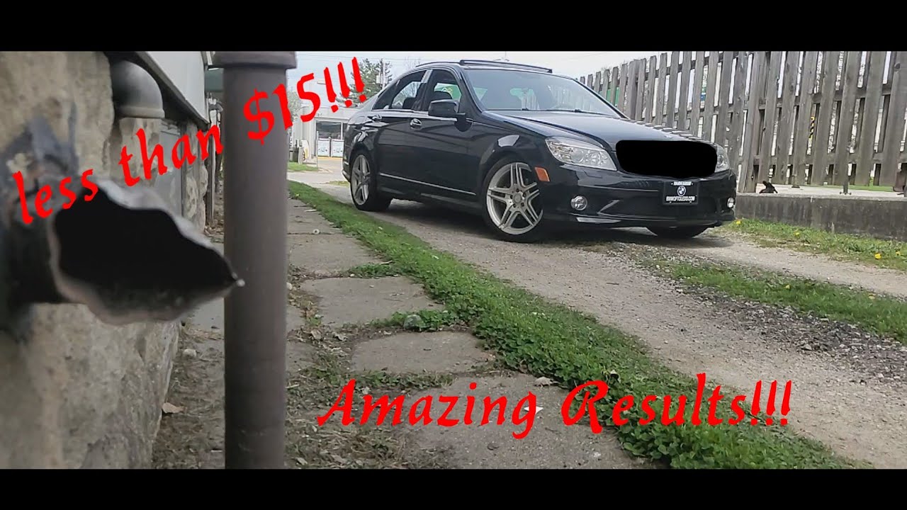 Painting The Grill On My C300 (First Video)