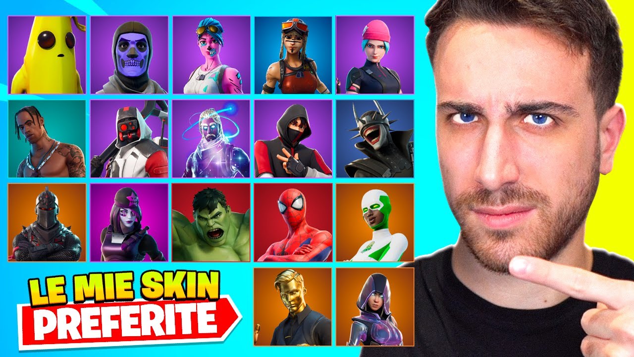 Scelgo le Mie Skin PREFERITE su Fortnite! *RARISSIME* Capitolo 5 Fortnite ITA!