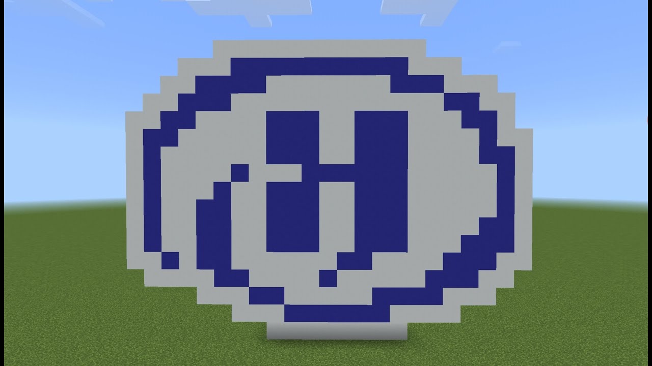 Minecraft Video: How To Make The Hilton Logo 