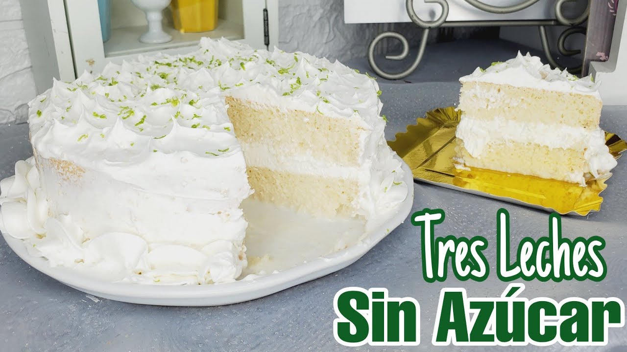 Pastel Tres Leches SIN AZUCAR 🚫 El Más Delicioso
